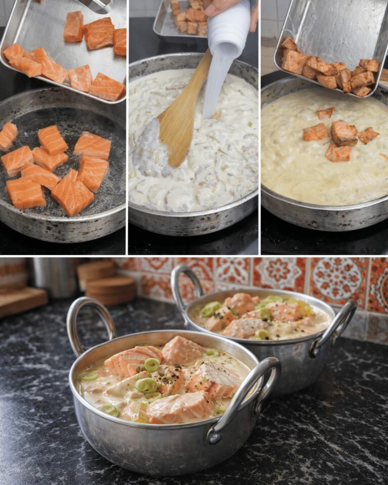 Blanquette de saumon façon chef – Fondante, élégante et pleine de saveurs