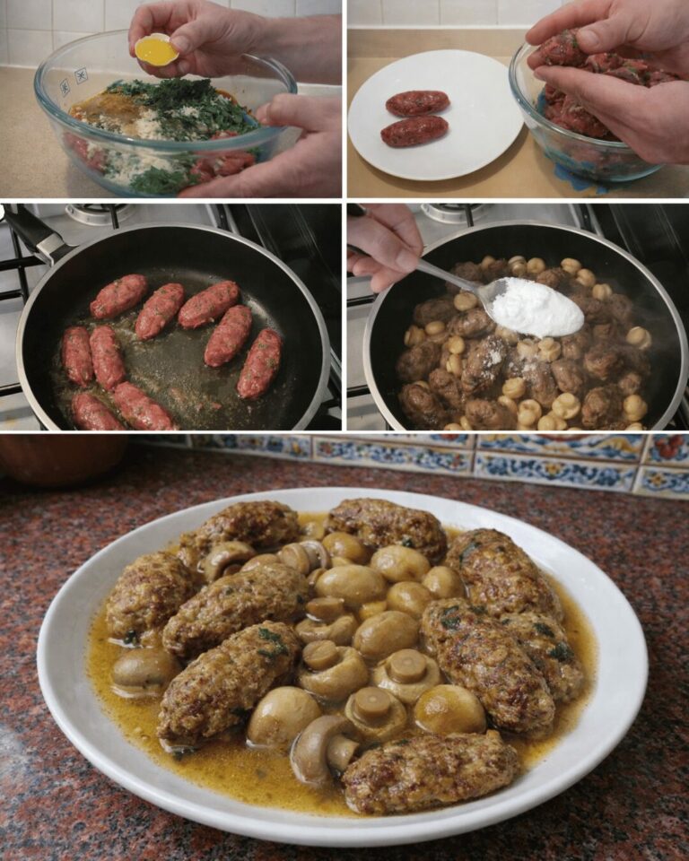 Meilleure Recette de Boulettes de Viande aux Champignons Moelleuses avec Sauce Onctueuse