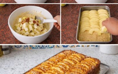 Gâteau Fondant aux Pommes Caramélisées Façon Chef