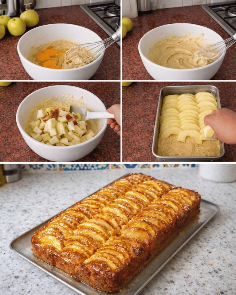 Gâteau Fondant aux Pommes Caramélisées Façon Chef
