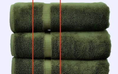 La signification cachée des lignes sur vos serviettes de bain