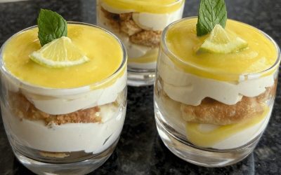 Verrines Façon Tiramisu au Citron Sans Cuisson : Fraîches et Ultra Gourmandes