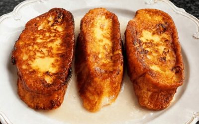 Pain Perdu Brioché à la Vanille — Cœur Fondant & Croûte Caramélisée !