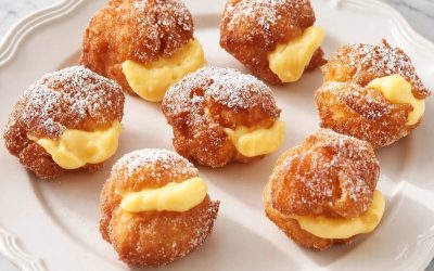 Beignets légers à la crème d’orange : recette facile et parfumée