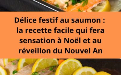 Délice festif au saumon : la recette facile qui fera sensation à Noël et au réveillon du Nouvel An