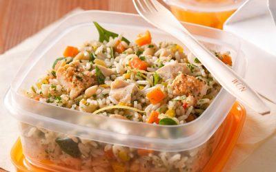 Salade de Riz au Poulet et aux Poivrons : Recette Fraîche et Complète