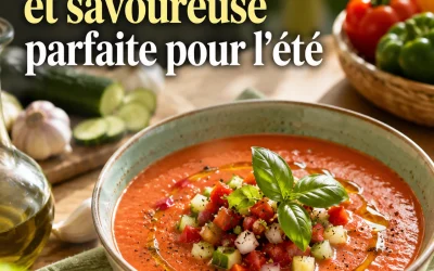 Gaspacho maison : la recette fraîche et savoureuse parfaite pour l’été