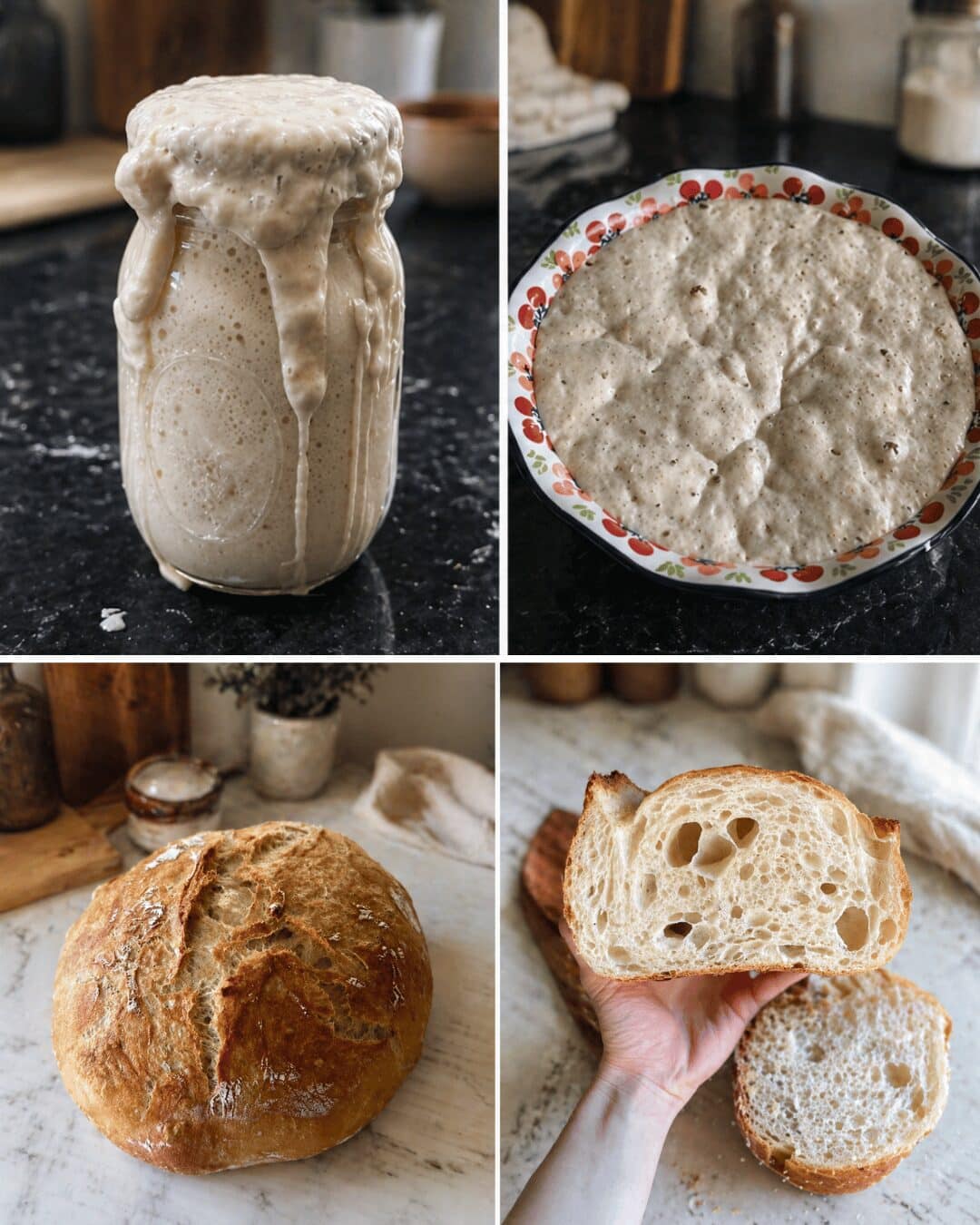  Pain au Levain Maison (Croustillant & Mie Alvéolée Parfaite)