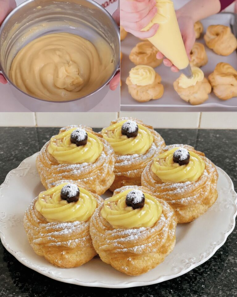 Choux à la Crème Façon Italienne — Légers, Gourmands et Irrésistibles !