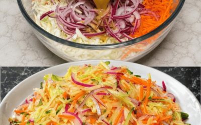 Salade Croquante au Chou et à la Pomme — Fraîche, Légère et Pleine de Saveurs !