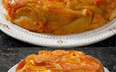 Tarte aux Pommes Caramélisées à la Poêle (Sans Four) — Fondante, Moelleuse et Ultra Gourmande !