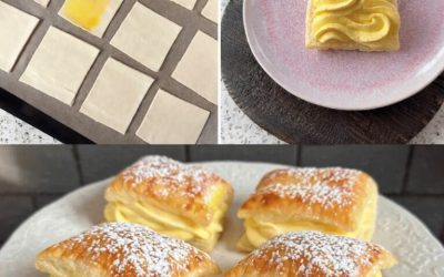 Feuilletés Gourmands à la Crème Pâtissière Ultra Fondante : Goûter Raffiné