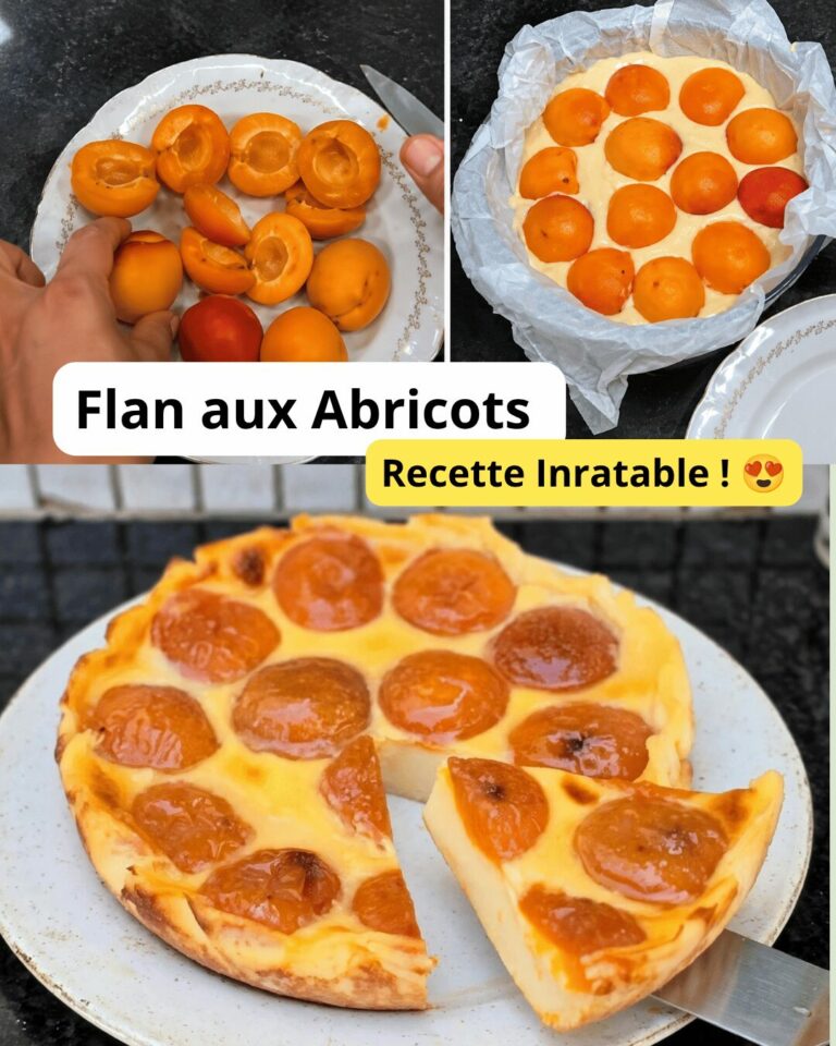 Flan Crémeux aux Abricots Caramélisés — Ultra Fondant, Fruité & Irrésistible !