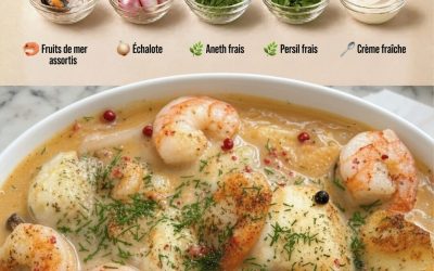 Cassolette de Fruits de Mer à la Crème — Crémeuse, Gratinée & Ultra Gourmande !