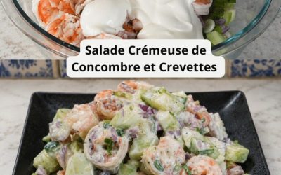 Salade Crémeuse de Concombre et Crevettes : la sauce secrète digne d’un restaurant