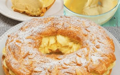 Paris-Brest Crème Diplomate Vanille (Version Légère & Ultra Gourmande)