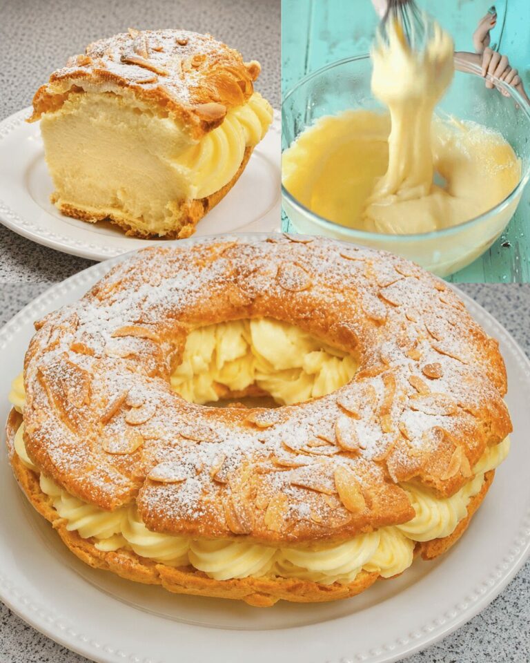 Paris-Brest Crème Diplomate Vanille (Version Légère & Ultra Gourmande)