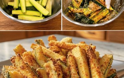 Frites de Courgettes Croustillantes au Parmesan