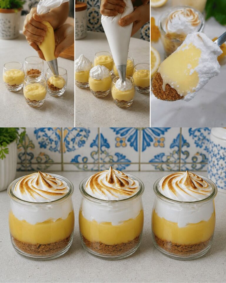 Verrines Citron Meringuées (Façon Dessert de Chef)