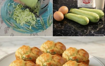 Muffins Salés Courgette & Parmesan (Moelleux, Légers & Savoureux)
