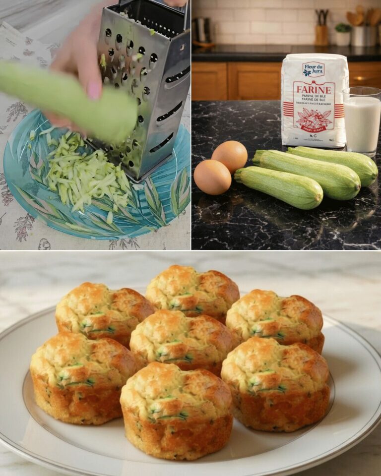 Muffins Salés Courgette & Parmesan (Moelleux, Légers & Savoureux)