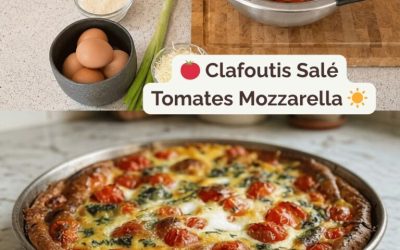 Clafoutis Salé Tomates & Mozzarella