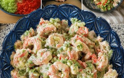 Salade de Crevettes Crémeuse à l’Aneth