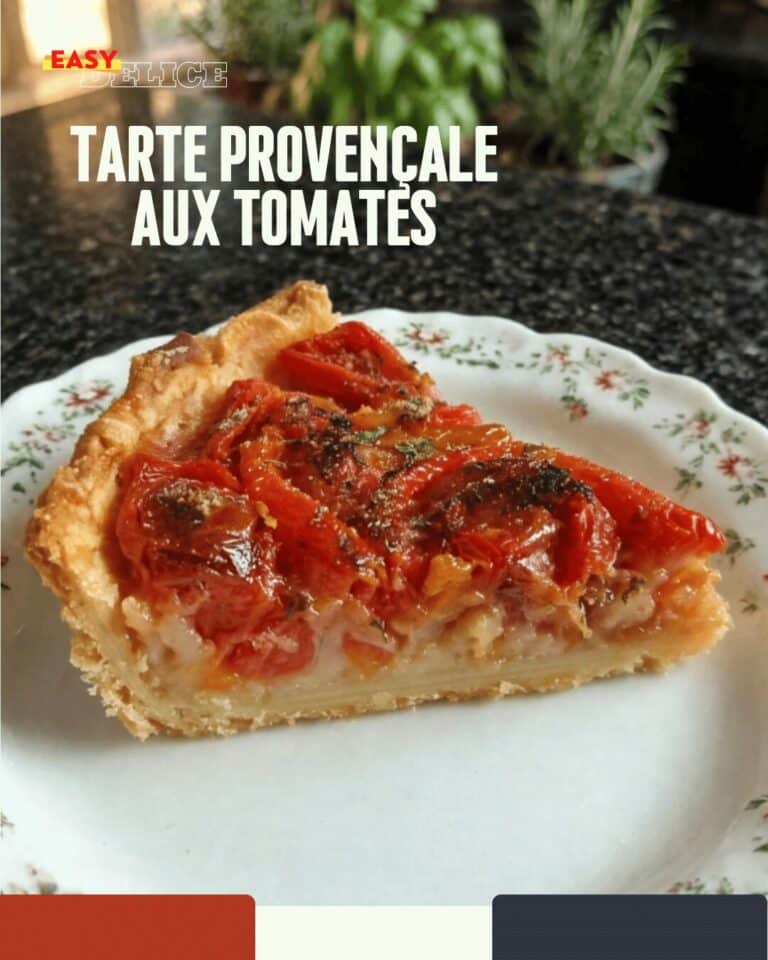 Tarte Provençale aux Tomates — Croustillante, Fondante & Pleine de Soleil !