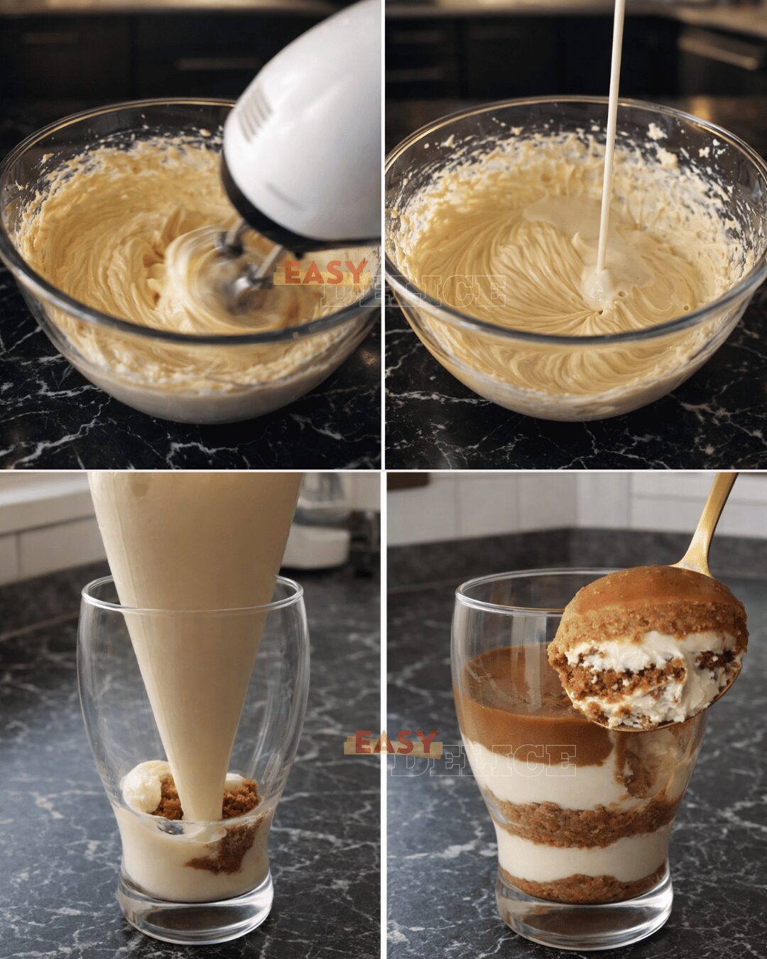 Dessert Crémeux Spéculoos en Verrine (Recette Pro & Inratable)