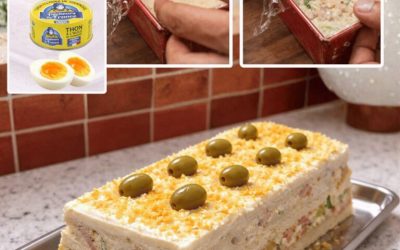 Gâteau Salé Froid Économique (Style Traiteur)