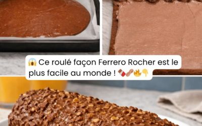 Roulé Façon Ferrero Rocher (Ultra Gourmand & Irrésistible)