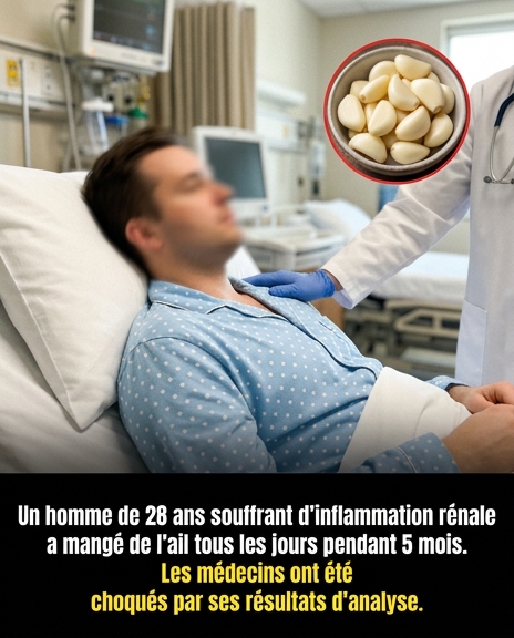 Il mange de l’ail tous les jours pendant 5 mois avec une inflammation rénale : ce que révèlent ses analyses