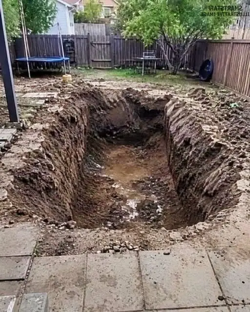 Elle prête son jardin à son voisin pour une après-midi : à son retour, elle découvre un trou immense et il a disparu