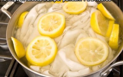 Comment redonner toute la blancheur à son linge avec 2 citrons ?